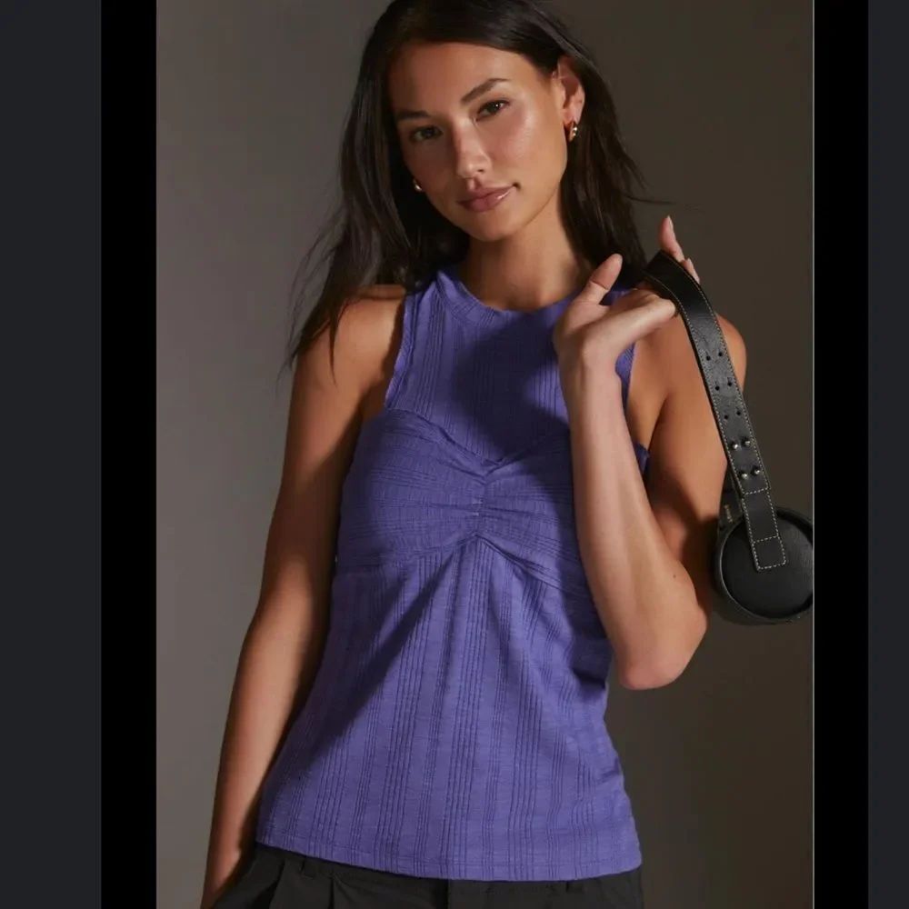 Anthropologie Pilcro Bra Tank in soft Purple